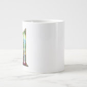 カスタマイズ可能な21および保持 ジャンボコーヒーマグカップ (正面)