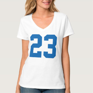 カスタマイズ可能な23 Tシャツデザイン変更番号 Tシャツ