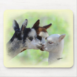 カスタマイズ可能な3アルパカのマウスパッド マウスパッド