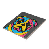 カスタマイズ可能な3トーンパグ タイル (側面)