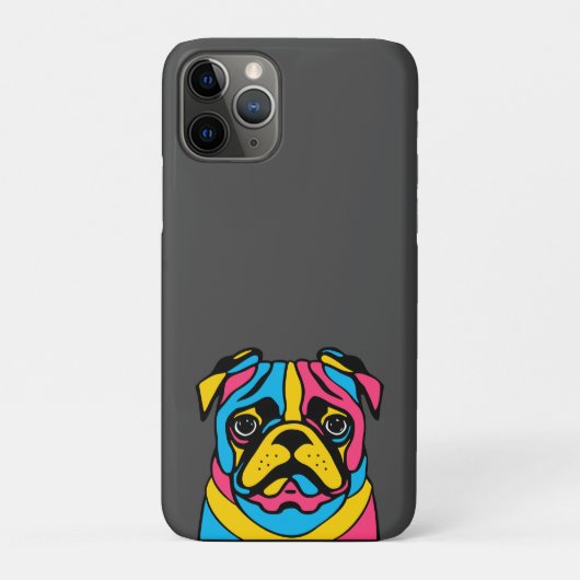 カスタマイズ可能な3トーンパグ Case-Mate iPhoneケース (裏)