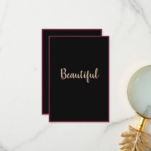 カスタマイズ可能な3.5インチx 5インチのフラットバレンタインデーカード サンキューカード (正面/裏面インサイチュ)