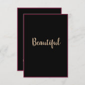 カスタマイズ可能な3.5インチx 5インチのフラットバレンタインデーカード サンキューカード (正面/裏面)