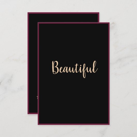 カスタマイズ可能な3.5インチx 5インチのフラットバレンタインデーカード サンキューカード (正面/裏面)