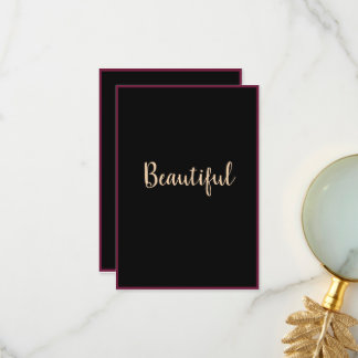 カスタマイズ可能な3.5インチx 5インチのフラットバレンタインデーカード サンキューカード