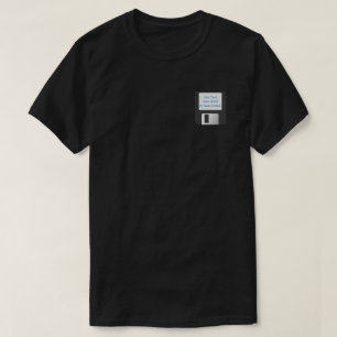 カスタマイズ可能な3.5" フロッピーディスク Tシャツ