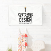 カスタマイズ可能な3'x5'空白のイベント表示記号バナー 横断幕 (インサイチュ)