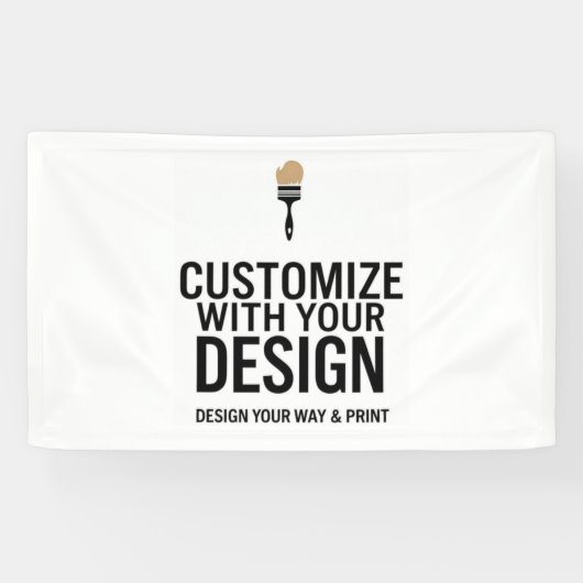 カスタマイズ可能な3'x5'空白のイベント表示記号バナー 横断幕 (横)