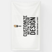 カスタマイズ可能な3'x5'空白のイベント表示記号バナー 横断幕 (縦)