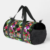 カスタマイズ可能な4個のPersonalizableフォトコラージンググリッド ダッフルバッグ (右コーナー)