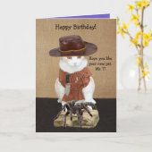 カスタマイズ可能な4月のフール誕生日 カード (黄色い花)