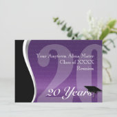 カスタマイズ可能な40年クラスの懇親会 招待状 (スタンド正面)