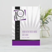 カスタマイズ可能な40年クラスの懇親会 招待状 (スタンド正面)