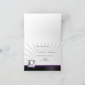 カスタマイズ可能な40年クラス懇親会RSVP 招待状 (内部)