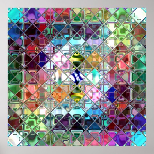 カスタマイズ可能な40x40インチ超大型ポスターなど ポスター (正面)