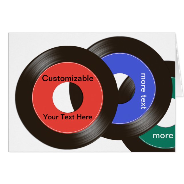 カスタマイズ可能な45の記録 (正面横)