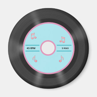 カスタマイズ可能な45レコード マグネット