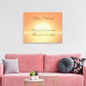 カスタマイズ可能な50周年記念 キャンバスプリント (インサイチュ (リビング))