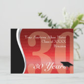 カスタマイズ可能な50年クラスの懇親会 招待状 (スタンド正面)