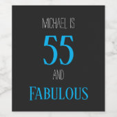 カスタマイズ可能な55の素晴らしい ワインラベル (シングルラベル)