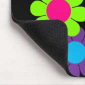 カスタマイズ可能な60sフラワーパワー マウスパッド (コーナー)