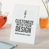 カスタマイズ可能な6x8空白のインチイベント表示サイン 台座サイン (インサイチュ)