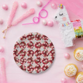 カスタマイズ可能な7インチラウンド紙プレート ペーパープレート (パーティー)