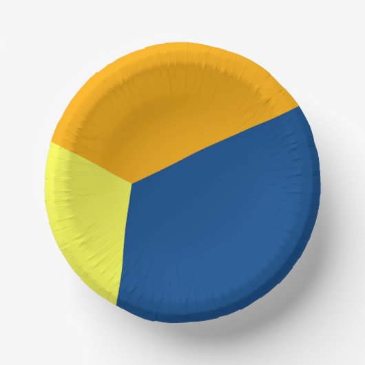 カスタマイズ可能な7インチ紙イベント用ボウル ペーパーボウル (正面)