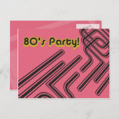 カスタマイズ可能な80のパーティの招待状 インビテーションポストカード (正面/裏面)