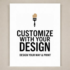 カスタマイズ可能な8x10インチ空白のイベント表示サイン ポスター