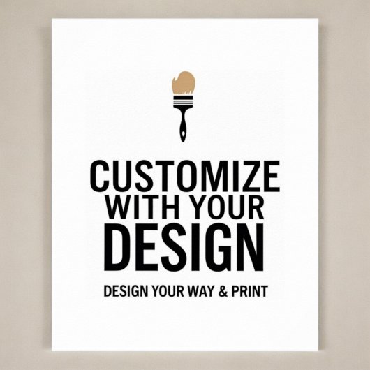 カスタマイズ可能な8x10インチ空白のイベント表示サイン ポスター