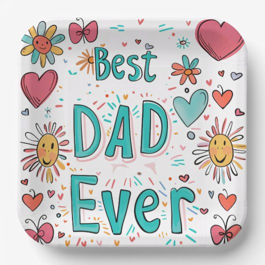 カスタマイズ可能な9インチスクエア紙プレートイベント ペーパープレート (正面)