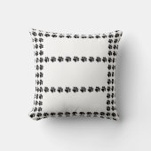 カスタマイズ可能な9枚の写真Paw-trait Gallery クッション (正面)