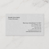 カスタマイズ可能な9行パーソナライズされた 名刺 (正面)