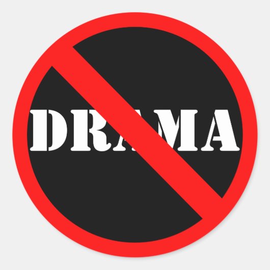 カスタマイズ可能な「いいえ」記号 ラウンドシール (正面)