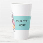 カスタマイズ可能な カフェラテマグ (正面)