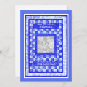 カスタマイズ可能な《キリスト教》洗礼式や命名式招待状フォトカード 招待状 (正面/裏面)