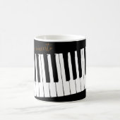 カスタマイズ可能な「コーヒーなき協奏曲」 コーヒーマグカップ (中央)