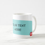 カスタマイズ可能な コーヒーマグカップ (正面右)