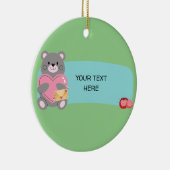 カスタマイズ可能な セラミックオーナメント (右)