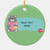 カスタマイズ可能な セラミックオーナメント (裏面)