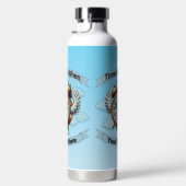 カスタマイズ可能な「タイムフライ時」飛んでいる時計 ウォーターボトル (右面)