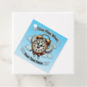 カスタマイズ可能な「タイムフライ時」飛んでいる時計 フェイバータグ (インサイチュ)