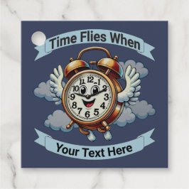 カスタマイズ可能な「タイムフライ時」飛んでいる時計 フェイバータグ