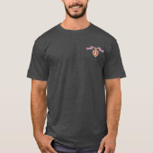 カスタマイズ可能な"パープルハートリボン" Tシャツ (正面)