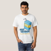 カスタマイズ可能な「ミルクティオネアになろう」Tシャツ Tシャツ (正面フル)