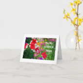 カスタマイズ可能な「他のママに」カード。 カード (黄色い花)