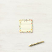 カスタマイズ可能な「先生からのメッセージ」付箋 ポストイット (デスク上)