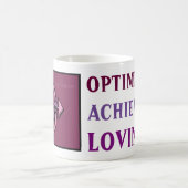 カスタマイズ可能な〔占星術の〕十二宮図サインパーソナリティ射手座M コーヒーマグカップ (中央)