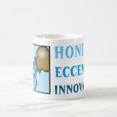 カスタマイズ可能な〔占星術の〕十二宮図サインパーソナリティAquarius Mug コーヒーマグカップ (中央)